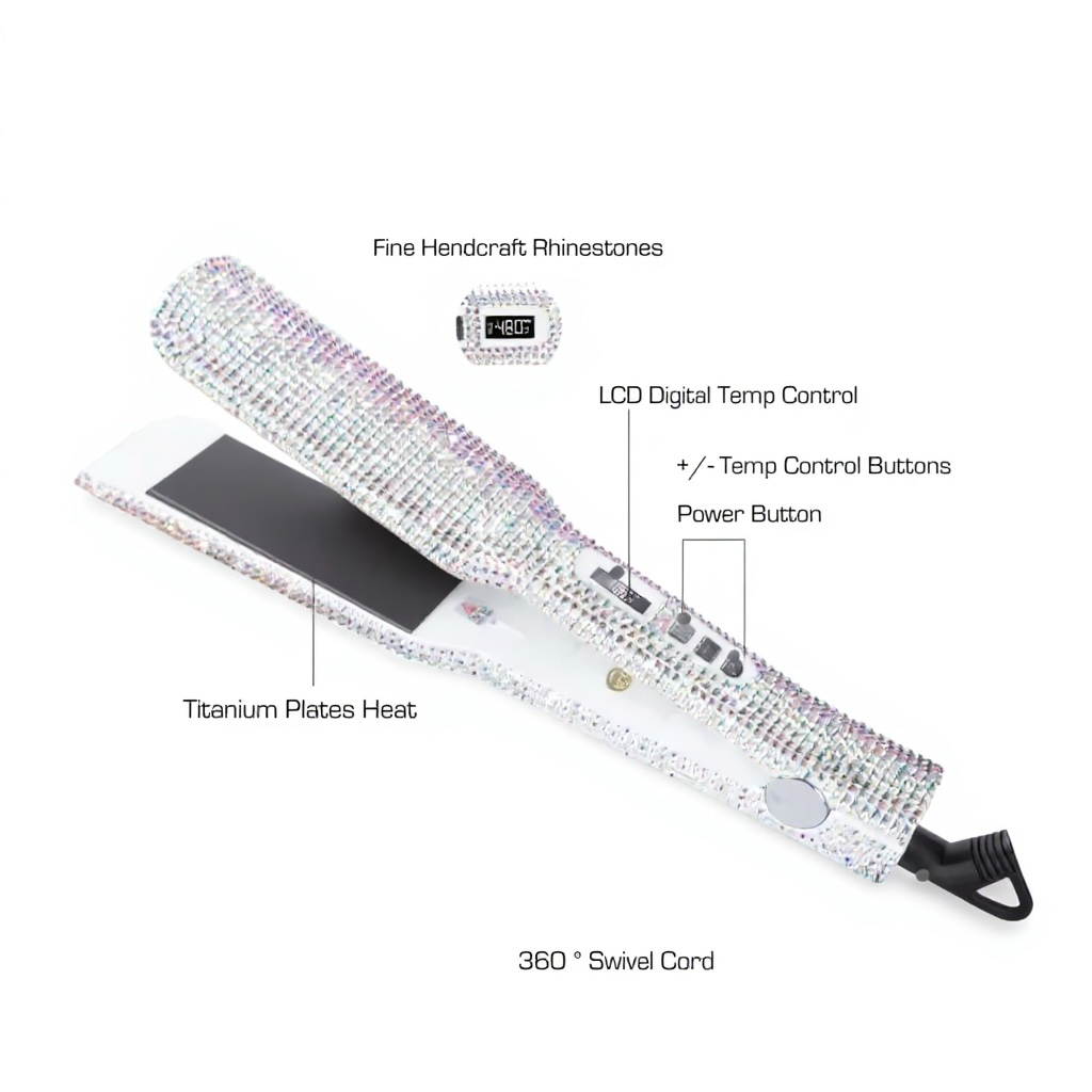 Doll hair straightener